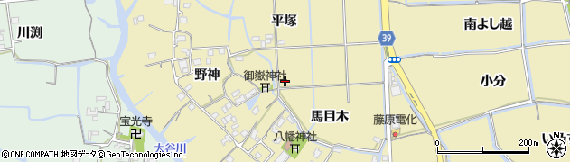 徳島県鳴門市大津町大幸周辺の地図