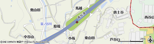 徳島県板野町（板野郡）川端（馬越）周辺の地図