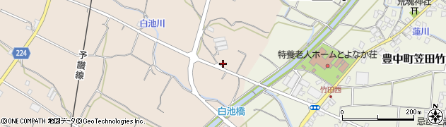 香川県三豊市豊中町下高野727周辺の地図