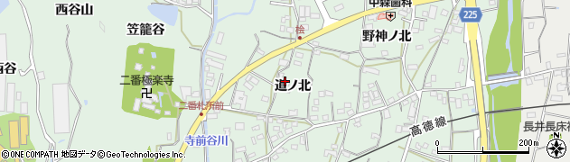 徳島県鳴門市大麻町桧（道ノ北）周辺の地図