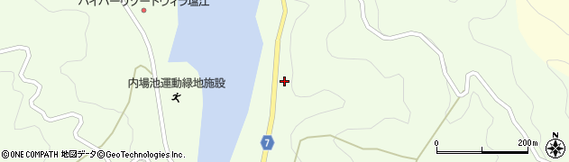香川県高松市塩江町上西乙344周辺の地図