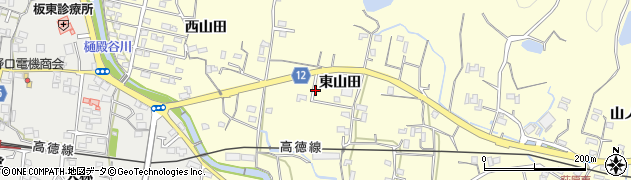 徳島県鳴門市大麻町萩原周辺の地図