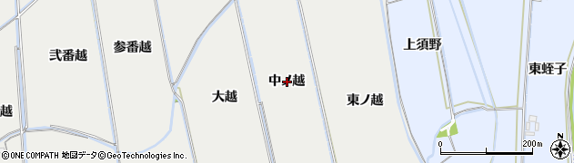 徳島県鳴門市大津町徳長（中ノ越）周辺の地図