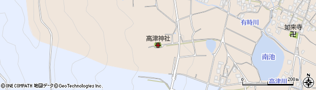 香川県三豊市豊中町下高野2845周辺の地図