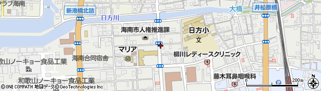 市民病院前周辺の地図