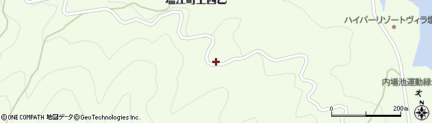 香川県高松市塩江町上西乙1194周辺の地図