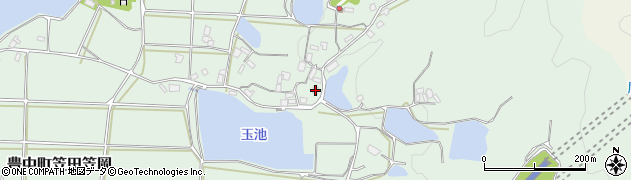 香川県三豊市豊中町笠田笠岡870周辺の地図