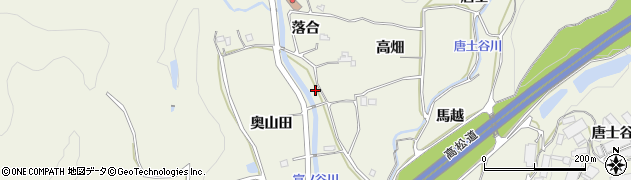 徳島県板野町（板野郡）川端（奥山田）周辺の地図