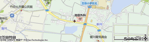香川県三豊市豊中町笠田笠岡2131-4周辺の地図