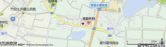 香川県三豊市豊中町笠田笠岡2131-2周辺の地図
