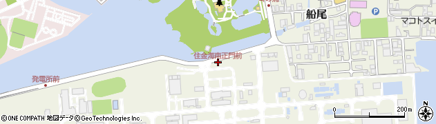 住金海南正門前周辺の地図