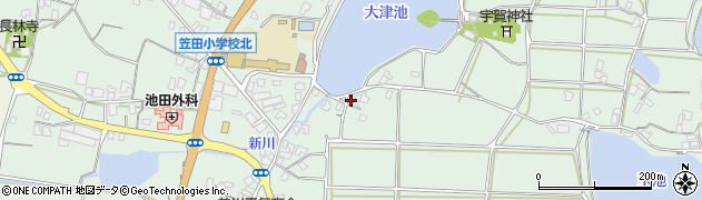 香川県三豊市豊中町笠田笠岡706周辺の地図