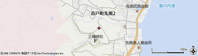 広島県呉市音戸町先奥周辺の地図
