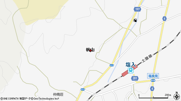 〒769-0314 香川県仲多度郡まんのう町帆山の地図