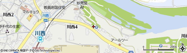 錦帯橋霊園周辺の地図