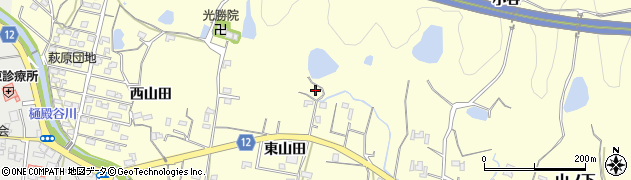 徳島県鳴門市大麻町萩原（カ子ガ谷）周辺の地図