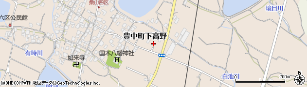 香川県三豊市豊中町下高野1470周辺の地図