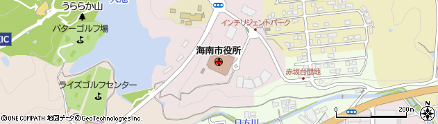 和歌山県海南市周辺の地図