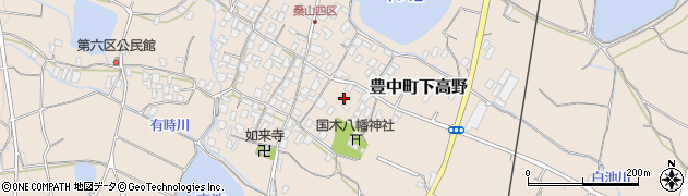 香川県三豊市豊中町下高野1448周辺の地図