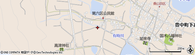 香川県三豊市豊中町下高野2658周辺の地図