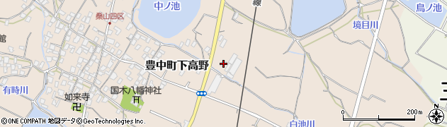香川県三豊市豊中町下高野569周辺の地図
