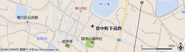 香川県三豊市豊中町下高野1507周辺の地図