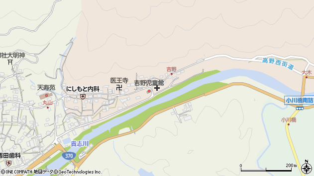〒640-1103 和歌山県海草郡紀美野町吉野の地図