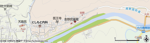 和歌山県紀美野町（海草郡）吉野周辺の地図