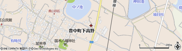 香川県三豊市豊中町下高野564周辺の地図