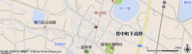 香川県三豊市豊中町下高野1566周辺の地図