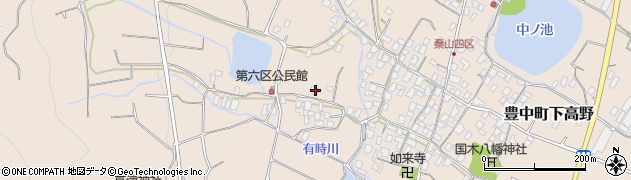 香川県三豊市豊中町下高野2552周辺の地図