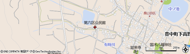 香川県三豊市豊中町下高野2451周辺の地図