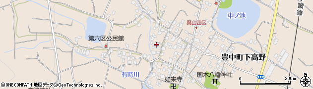 香川県三豊市豊中町下高野2525周辺の地図