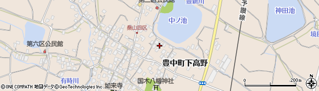 香川県三豊市豊中町下高野1518周辺の地図
