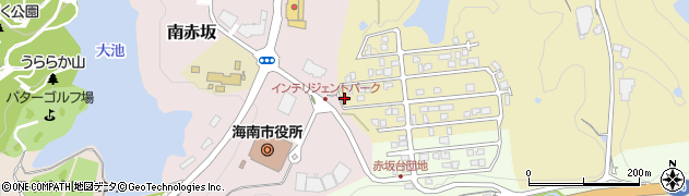 赤坂公園台自治会場周辺の地図