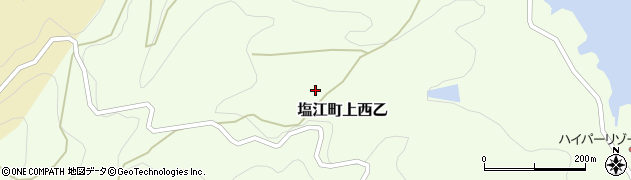 香川県高松市塩江町上西乙1332周辺の地図
