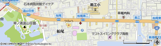 はま寿司海南店周辺の地図