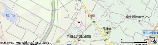 香川県三豊市豊中町笠田竹田1229周辺の地図