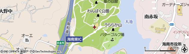 わんぱく公園周辺の地図