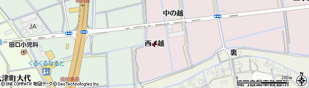 徳島県鳴門市大津町木津野（西ノ越）周辺の地図