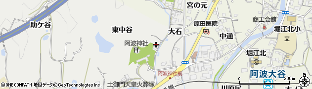 徳島県鳴門市大麻町池谷（大石）周辺の地図