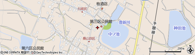 香川県三豊市豊中町下高野457周辺の地図