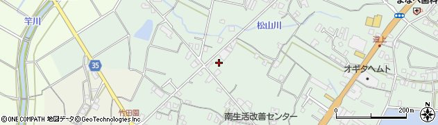 香川県三豊市豊中町笠田笠岡2377周辺の地図