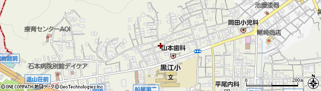 和歌山県海南市船尾周辺の地図