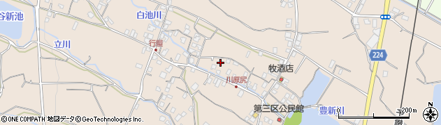 香川県三豊市豊中町下高野411周辺の地図