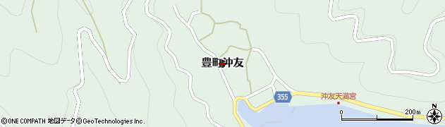 広島県呉市豊町沖友周辺の地図