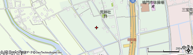 徳島県鳴門市大津町備前島周辺の地図