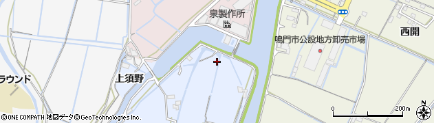 徳島県鳴門市大津町長江（北蛭子）周辺の地図