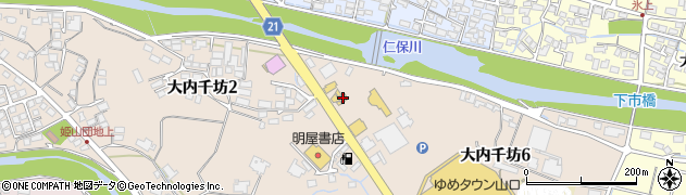 山口日産山口大内店周辺の地図