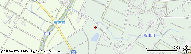 香川県三豊市豊中町笠田笠岡2586周辺の地図